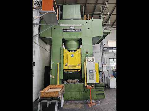 框架式液压机 DIEFFENBACHER PO-F 1250 A 1981