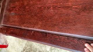 Bộ ghế cổ Thái Phượng gỗ Mun