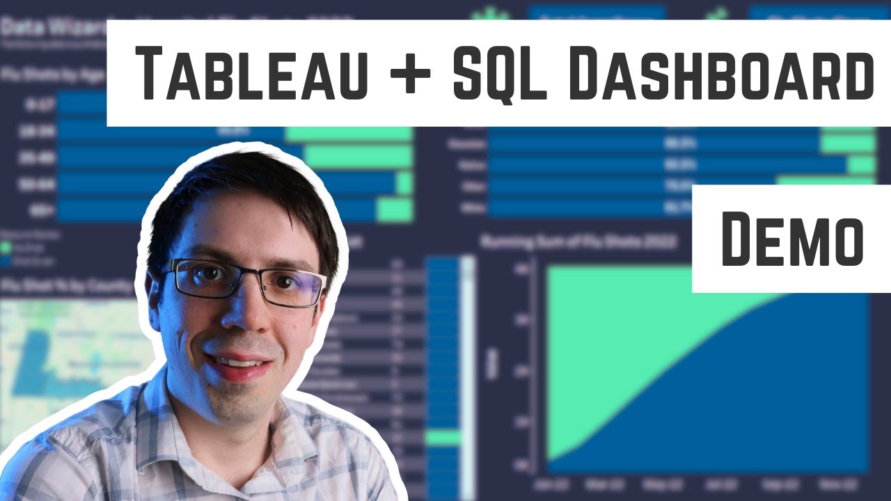 💻 Build this Flu Shots Dashboard with SQL and Tableau!