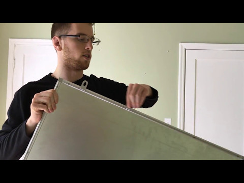 OfficePro UltraSlim Magnetic Dry Erase Board Accessories 24 x 36 Inch Installation