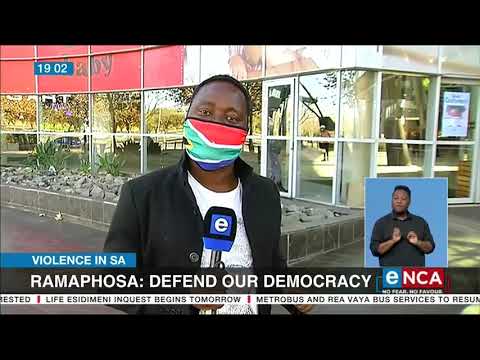 Ramaphosa Defend our democracy