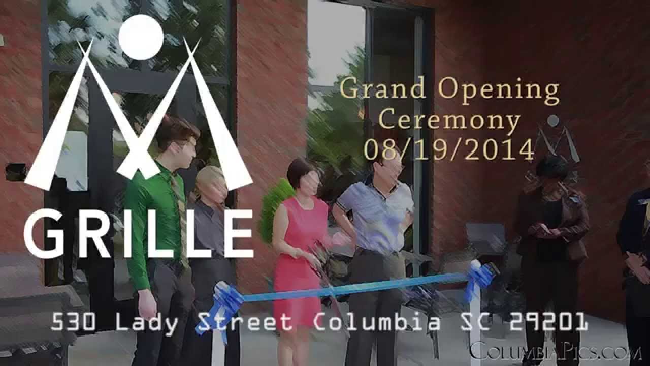 An unexpected video oportunity at M Grille's ribbon cutting ceremony