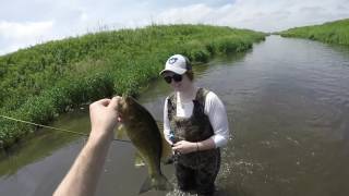 Creek Fishing with my girlfriend