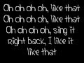 Hot Chelle Rae - I Like It Like That LYRICS ft. The ...