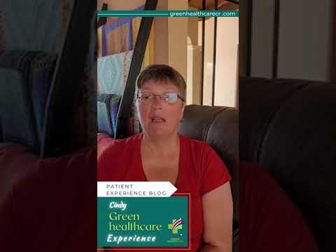 Cindy describes her experience with Green Healthcare