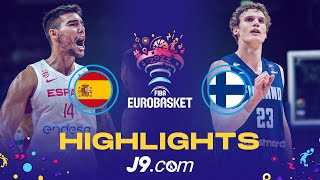 Spain 🇪🇸 - Finland 🇫🇮 | Quarter-Final | Game Highlights - FIBA #EuroBasket 2022