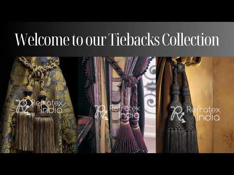 Crystal  Beaded Tieback