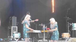 Lucius - Nothing Ordinary. Woods stage, End Of The Road festival 2014