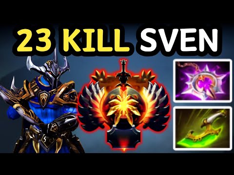 🔥 THIS IS HOW TO COOK WITH 23 KILL SVEN CARRY | DOTA 2 🔥