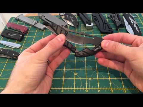 Sanjia Leech (Transformer) Unusual Folding Knife