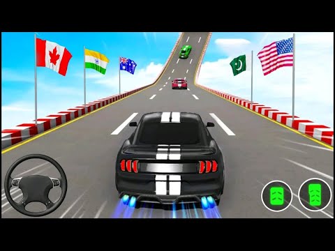 ✅Muscle Car Stunts Racing 2023 Mega Stunt Ramp Driving 3D Simulator Android GamePlay