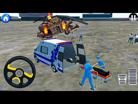 Roof Jumping Ambulance Simulator - Roof Emergency Driving Missions - Android Gameplay
