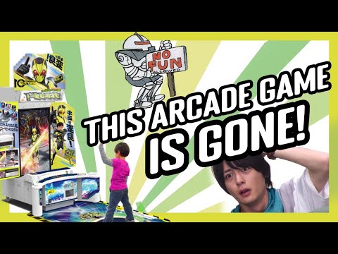 I WISH this Kamen Rider ARCADE game still existed!!  "Narerunda! Kamen Rider!"