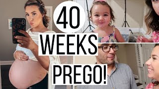 IT'S MY DUE DATE! | 40 WEEKS PREGNANT VLOG!