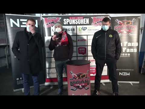 Rockets Fan TV - Pressekonferenz Spiel EG Diez Limburg Vs  Krefelder EV 19122021