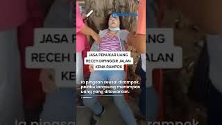 Viral Uang Recehan Rp 30 Juta Raib, Seorang Ibu Penjual Jasa Tukar Uang Pingsan seusai Dirampok