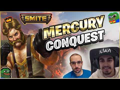 MERCURY, BOOSTEANDO A WARCHI | Julio | Smite Ranked Conquest 👊