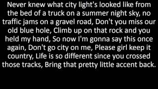Don&#39;t Go City On Me - Kane Brown Lyrics
