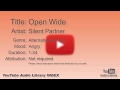Open Wide Silent Partner Alternative Punk Angry YouTube Audio Library BGM