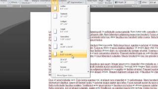 How to Reduce the Page Size for Printing in Microsoft Word : Microsoft Word Basics