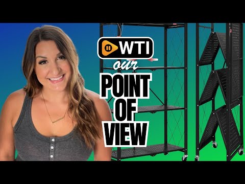DEANIC 4 Tier Foldable Storage Shelves with Wheels - WTI product video review