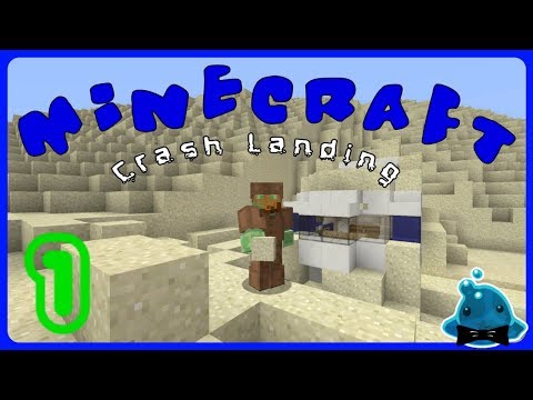 Minecraft Crash Landing PS4 Lets Play Series [Episode 1] ► The Cheese Planet! ◄ (2018)