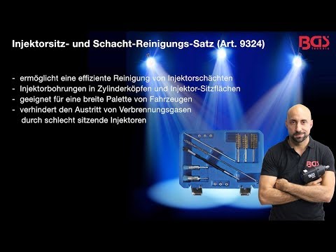Tutorial: Injektorsitz- und Schacht-Reinigungs-Satz (BGS 9324)