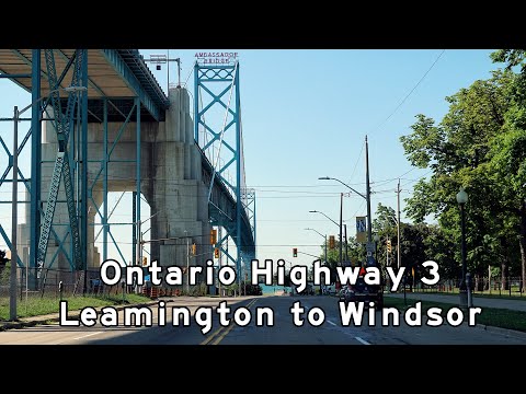 Ontario Highway 3 - Leamington to Windsor - 2020/07/14