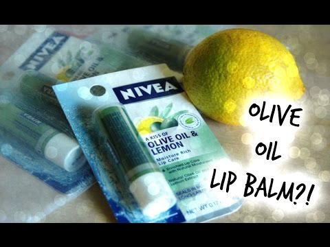 Olive Oil Lip Balm?! Nivea A Kiss of Olive Oil and Lemon Review