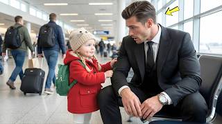 “Are you lost too, mister?” Asked the Little Girl to the Lonely CEO at the Airport—What He Did Next…