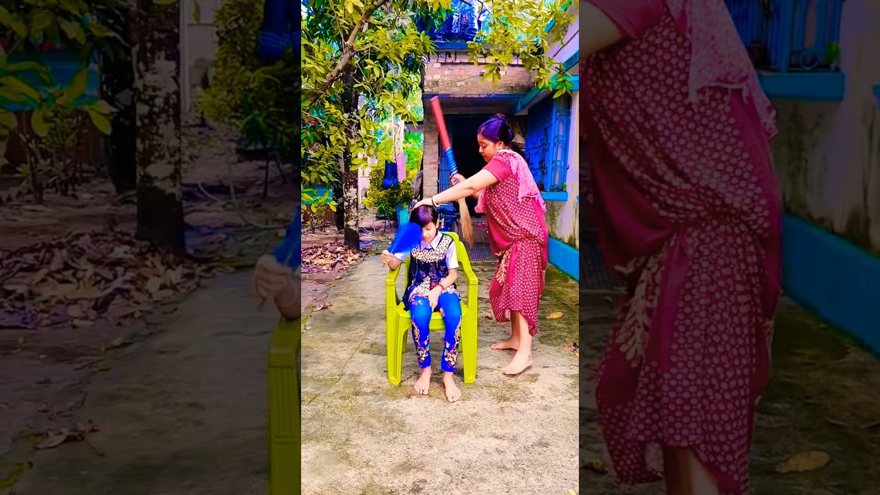 mummy jhadu maar do🤣🤣#funny #comedy #shorts #video