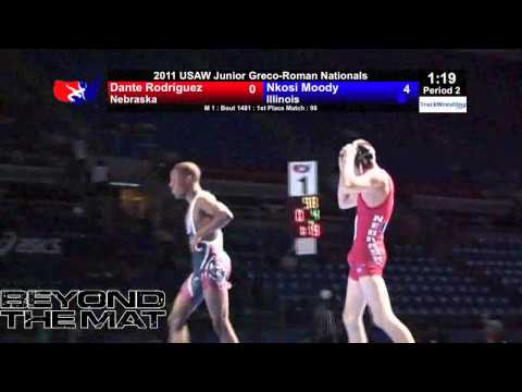 Junior Greco Final 98 - Nkosi Moody (IL) vs. Dante Rodriguez (NE)