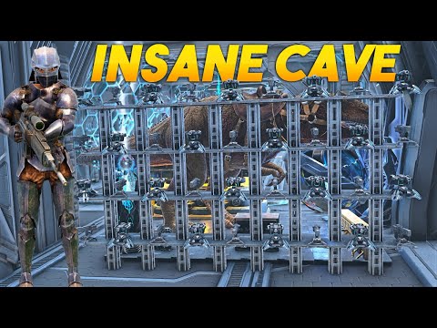 We Claimed A INSANE Custom Cave On DAY 2 - ARK