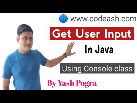 Java User Input Which Class Is Used For Console Input Java Console Class