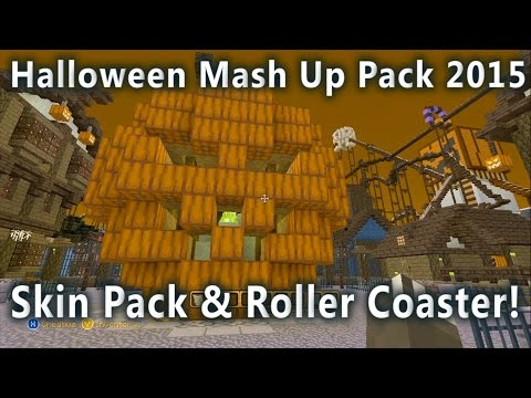 Swordking090 - Minecraft - Halloween Mash Up Pack 2015 - New Skins, New World and Awesome Roller Coaster!