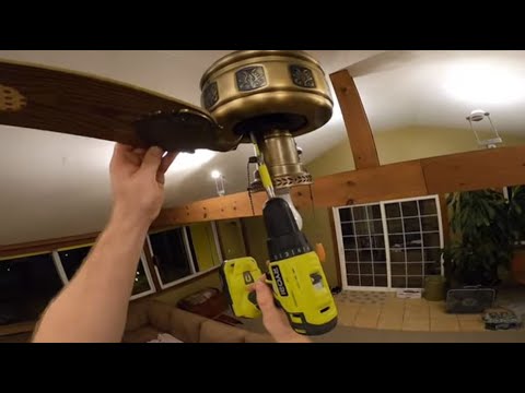 Changing the Ceiling Fan in the Living Room 8/2022