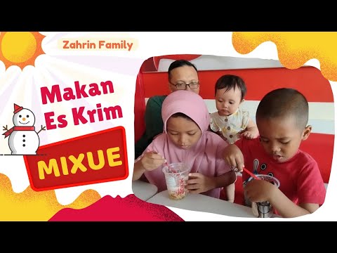 Makan Es krim | #familyvlog #mixue #mixueicecream #healing #makan  #eskrim #anakanak #probolinggo