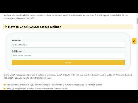 How to check SASSA Status online | SASSA Status Check | SRD SASSA | SRD R350