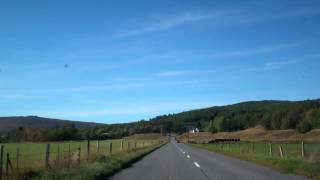 preview picture of video 'Autumn Afternoon Drive North To Bruar Blair Atholl Highland Perthshire Scotland'