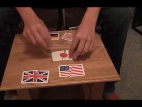 will the flags unite card trick.