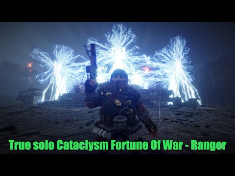 True solo Fortune Of War in Cataclysm with Ranger Veteran (Pistol&Hammer) - Vermintide 2