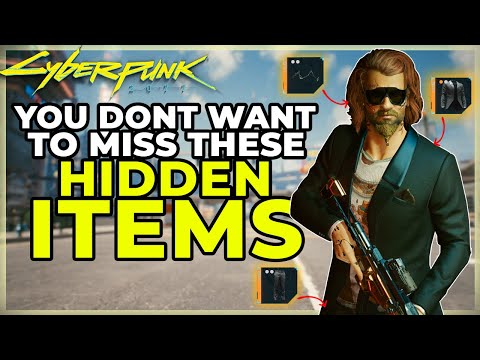DONT MISS THESE LEGENDARY ITEMS - SECRET AND HIDDEN ITEMS IN CYBERPUNK 2077 BEST LOOKING CLOTHING