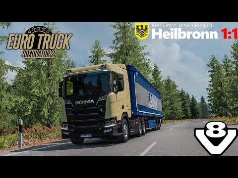 ETS2 1.39 | Heilbronn-Map | SCANIA R650 V8 | Dimbach - Neuenstadt