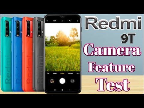 How to Redmi 9t camera test full features || Redmi 9t New camera features 2021
