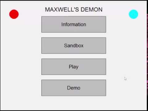 Maxwell's Demon: The Entropy Game