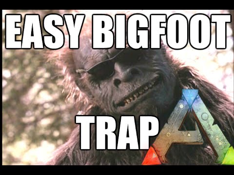 ARK: Survival Evolved - How to Easily Tame a Gigantopithecus (Bigfoot Trap!)