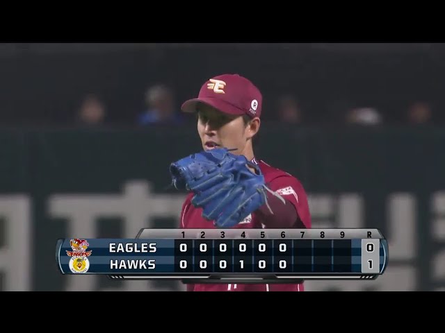 【6回裏】直球勝負!! イーグルス・岸が6回1失点で反撃を待つ!! 2017/9/1 H-E