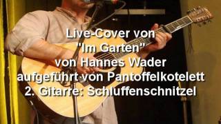 Live-Cover "Im Garten" (Hannes Wader)
