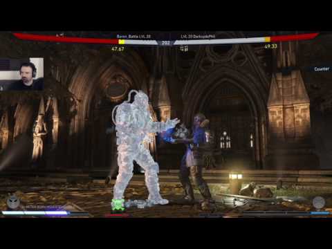 Injustice 2 1st MP gameplay pt53 - Captain Cold vs. Bane