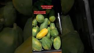 #papaya #pinapple #septdailyshorts #shorts